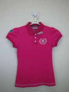 【感謝セール】FILA GOLF(フィラゴルフ) ポロシャツ ピンク レディース M ゴルフウェア 2105-0077 中古