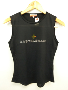 【感謝セール】CASTELBAJAC(カステルバジャック) ノースリーブシャツ 黒 レディース 1 ゴルフウェア 1908-0282 中古