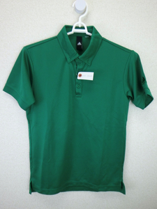 【感謝セール】adidas(アディダス) ポロシャツ 緑 メンズ ゴルフウェア 2101-0008 中古