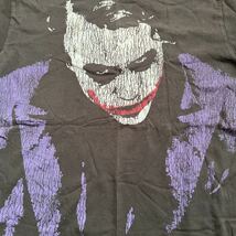 FCUK× 映画『ダークナイト』ヒース・レジャー版ジョーカー Tシャツ M フレンチコネクション バットマン 古着 ヴィンテージ JOKER BATMAN_画像2