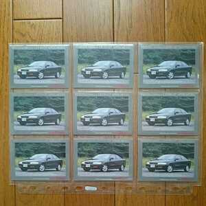 9 pieces set *AE101* Corolla * Levin * card catalog less card size 90.×63. ultimate famous car 