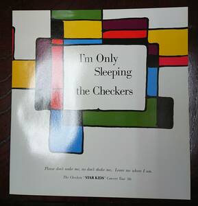 ♪送料込みで I'm Only Sleeping the Checkers コンサートツアー '86 パンフレット チェッカーズ 藤井フミヤ 匿名配送♪