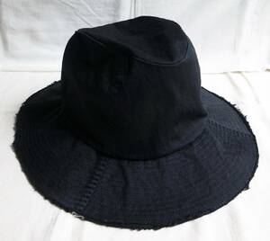 新品 Nine Tailor カットオフ コンプナイロン ハット 黒 PROP HAT 帽子 黒 N-171 日本製