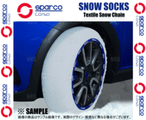 sparco スパルコ スノーソックス（ベースモデル） Lサイズ 18インチ 215/45R18、215/50R18、225/40R18、225/45R18 (CCD-SPT602_画像2