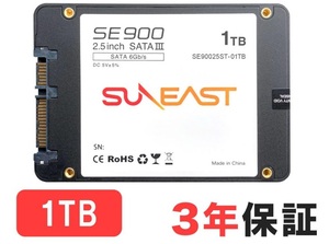 【SUNEAST】1TB 内蔵SSD 2.5インチ SATA3 6Gb/s 3D NAND PS4 SE90025ST-01TB 新品未開封！