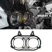 送料無料 Ducati ドゥカティ デザートX 2022 ヘッドライトガード 耐衝撃性 保護 カバー アルミ_画像1