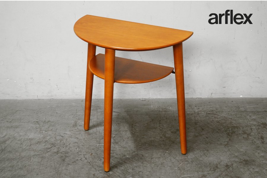 アルフレックス arflex TONDO コーヒーテーブル トンド 黒ガラス天板