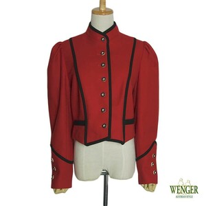 Wenger ウール チロル ジャケット レディース Lサイズ位 ヨーロッパ 古着 民族衣装