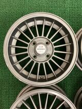 FIn RACInG 社外アルミホイール 15x6.5J+25 114-4H 中古品4本【239】_画像2