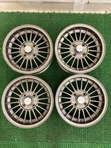 FIn RACInG 社外アルミホイール 15x6.5J+25 114-4H 中古品4本【239】_画像1