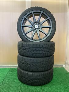 スタッドレス 社外アルミセット18x7J+48 114-5H中古品4本