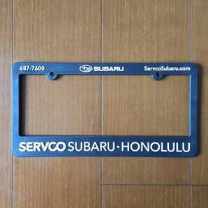 SERVCO SUBARU ハワイ サーフコ スバル ホノルル ナンバーフレーム ライセンスフレーム HILIFE IN4MATION 808ALLDAY USDM HDM