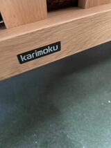 karimoku wu47 モデル　長椅子　3人掛けソファ　オットマン付き　ファブリック　カリモク_画像5