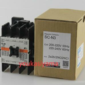 新品 富士電機 電磁接触器 SC-N3 ( 220V 110V 380V 選択可)【6ヶ月保証付き】の画像1