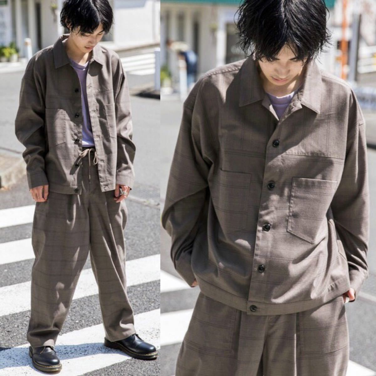 22AW 今季 SAYATOMO 2タックベイカーパンツ サヤトモYASHIKI ヤシキ