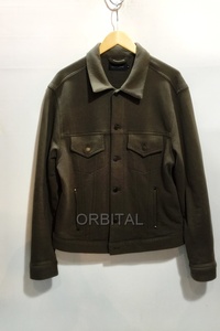 代官山)LAid Back レイドバック FRENCH TERRY TRACKER JACKET スウェットジャケット トラッカー サイズM ブラウンカーキ