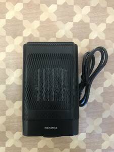 中古品 ミニファンヒーター　MN-MF07-BK 2210m36