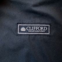 CLIFFORD クリフォード ステンカラーコート ダークネイビー ★ Size M ★ メンズ アウター 薄手 多少汚れあり_画像6