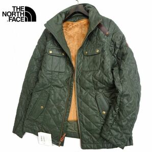 □THE NORTH FACE ノースフェイス 定3.5万 EXCELLOFT フリースライナー 中綿キルティングジャケット ブルゾン F87 KHA 85/M▲043▼out2184dの画像1