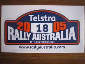  valuable WRC( World Rally Championship ) Rally Japan opening memory discharge WRC 2005 year opening Rally Australia sticker 