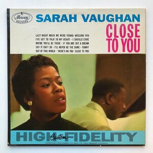 LP/ SARAH VAUGHAN / CLOSE TO YOU / サラ・ヴォーン/ USオリジナル MERCURY MG20580 1030