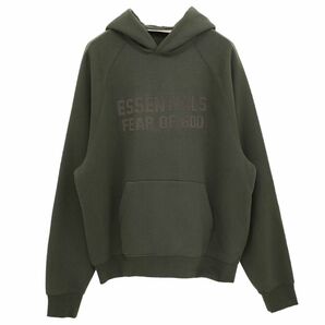 FEAR OF GOD ESSENTIALS HOODIE / OFF BLACK