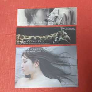 諏訪敦 ポストカード型チラシ&ブックマーク 写実画