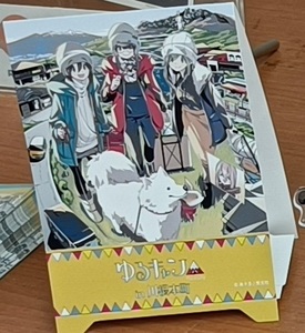 川根本町観光協会限定 ゆるキャン△ 卓上POPスタンド 各務原なでしこ 大垣千秋 犬山あおい 斉藤恵那 大井川鐡道 大井川鉄道 千頭駅 ポップ