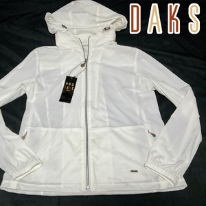 DK47M new goods! made in Japan 5.3 ten thousand spring summer Onward . mountain DAKS Dux Golf lady's full Zip Parker sporty light weight M with translation 