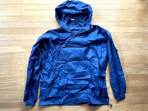 ■ ナイロンジャケット ■ ミズノ ネイビー MIZUNO BERG mountaineering wear 登山 コンパクト 雨具 ビンテージ アンティーク プルオーバー
