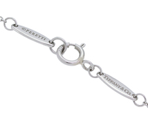 【質Shop天満屋】【人気】Tiffany(ティファニー) Pt950 エルサ・ペレッティ バイザヤード ネックレス 約2.3g 1Pダイヤモンド_画像6