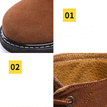 安全靴 作業靴 メンズ 溶接作業用 ブーツ 耐熱 溶接 高炉 鍛冶鳶 旋盤前等 溶接プロ_画像6