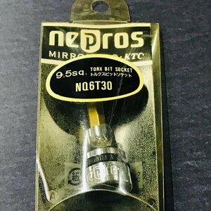 ＫＴＣ　ネプロス　差込角　９．５ｓｑ．Ｔ型トルクスビットソケットＴ３０　NQ6T30　新品未使用