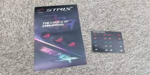 STRIX ステッカー シール / H270F M6035 マザーボード DVD-ROM ビデオカードドライバ V1355 グラボDVD サウンドドライバ Sound z-s