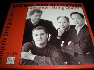 廃盤 9CD ベートーヴェン 弦楽四重奏曲 全集 アレクサンダー弦楽四重奏団 SQ Beethoven Complete String Quartets Alexander