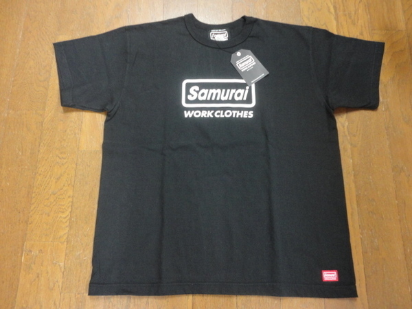 【サムライジーンズ】BLK/M　Samurai ロゴTシャツ　サムライワーク クローズ　SWCT-102 新品
