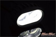 MADMAX 汎用 作業灯 LED 小型フォグランプ 20W 12V-24V 30MM対応 丸型パイプ用 取り付けステー付/ワークライト 投光器【送料800円】_画像3