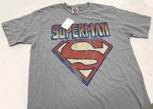 新品■JUNK FOOD ジャンクフード メンズ L Tシャツ 綿100％ スーパーマン SUPERMAN LA