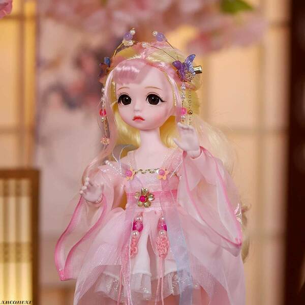 かわいい 球体関節人形 服 靴 Cherry 1/6 BJD フィギュア ドール 可動 ジョイント インテリア おままごと 女の子 おもちゃ ホビー