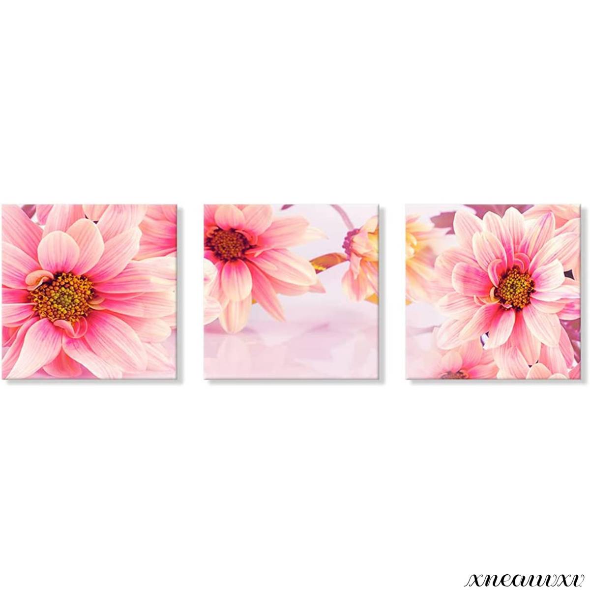 Pink flowers, art panel, plants, nature, interior, wall hanging, room decoration, decoration, canvas, painting, stylish, art, appreciation, redecoration, interior, room, Artwork, Painting, graphic