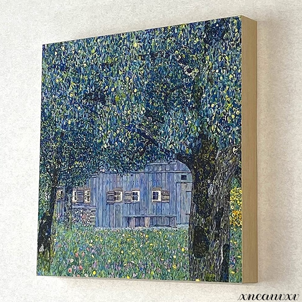 クリムト ”農家の家” アート額絵 世界の名画 インテリア 壁掛け 部屋