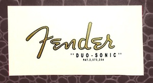 *Fender USA DUO-SONIC* для ремонта переводная картинка ( наклейка )* Vintage модель 25Nc19