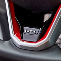 【M's】 VW ゴルフ8 CD 2021y- 純正品 ステアリングホイール トリム 赤 130060 5H0419659AWUZ フォルクスワーゲン GOLF8 ステアリング ハン_画像4