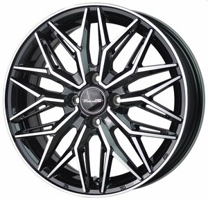 【M's】 プレシャス アスト M3 4本セット ブラックポリッシュ BK/P 17x6.5J PCD 100 4H +43 Precious AST アルミホイール HOT STUFF