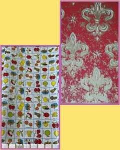  Showa Retro wrapping paper 2 kind 6 sheets at that time thing 