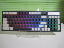 ★Junk PC Parts★ HXSJ ゲーミング ワイヤレス L900 96Key 20kinds Lighting effects USB接続のレシーバー付-即決有!!/お安くどうぞ☆彡_画像3