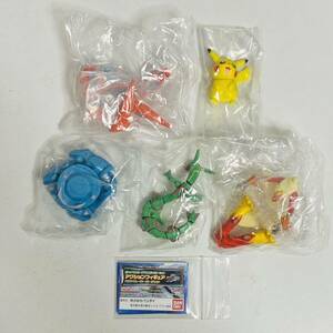 【未組立品】BANDAI バンダイ ポケットモンスター アドバンスジェネレーション アクションフィギュア 2004ムービーバージョン 全5種セット