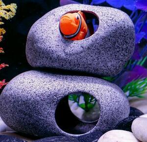  aquarium aquarium stone .. house 2 piece set objet d'art ornament display accessory interior decoration equipment ornament fish rock ornament tropical fish 