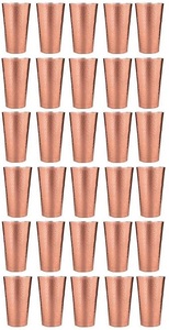 * copper made . eyes tumbler large ( capacity approximately 500ml)30 piece copper - anti-bacterial action equipped water . clean . condition . guarantee .. new light . made in Japan new goods 