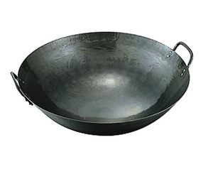 * mountain rice field iron strike .. wok 39cm( board thickness 1.2mm) business use cookware made in Japan new goods 